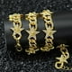 thumbnail image 4 of 45cm Gargantilla de cristal con estrella de cinco puntas, collar, pulsera para mujer, Hip Hop Bling, 4 of 5