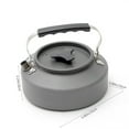 thumbnail image 6 of Hard Anodized Aluminum Camping Kettle, 1.1L Portable Outdoor Water Boiler, Heat- Folding Handle Tea Pot for Camping Hiking, European Food Safe Standard, Travel Kettle for Outdoor Adventures, 6 of 9