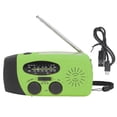 thumbnail image 1 of Radio solar al aire libre, manivela solar Radio de emergencia Radio linterna Salida de alta intensidad Jadeshay A, 1 of 8