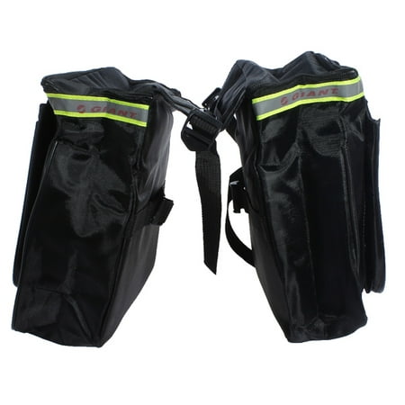 25L Bicycle Bike Rear Seat Tail Seat Bag Case Double Side Cycling Waterproof Pannier Pouch Saddle Bag Reflective (Best Bicycle Seat Bag)