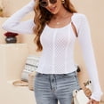 thumbnail image 1 of Babysbule Chandails pour Femmes Grande Taille Nouvelles Arrivées Mode Féminine Décontractée Couleur Manches Longues Col Rond Liquidation Mode Féminine, 1 of 8