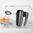thumbnail image 4 of BLACK+DECKER Refurbished 5-Speed Corded Hand Mixer, Black, 4 of 5