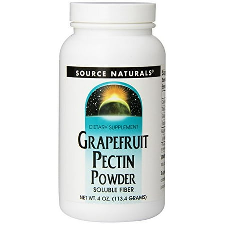 Source Naturals Grapefruit Pectin Powder, Natural Source of Soluble Fiber,4 (Best Natural Sources Of Fiber)