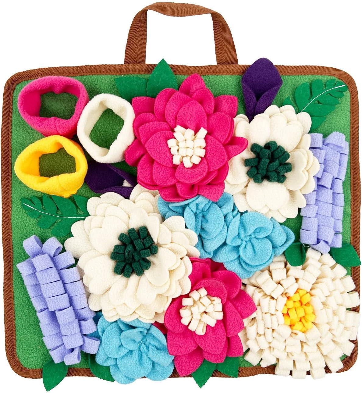Snuffle Mat for Dogs – Interactive Feeding Puzzle Toy for Slow Eating, Portable & Machine Washable Food Mat, Mental Stimulation & Anxiety Relief for Small Dogs & Cats