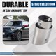 thumbnail image 5 of Punta de Escape Coche Acero Inoxidable, 2,1 una 1,5 Pulgadas, Tubo Universal para Coche, ModificacióN Garganta Trasera (Plata), 5 of 5