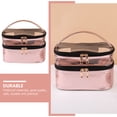 thumbnail image 1 of Nestingho 1Ud Bolsa Transparente De Maquillaje Rosa Para Viaje Con Protección Duradera, 1 of 8