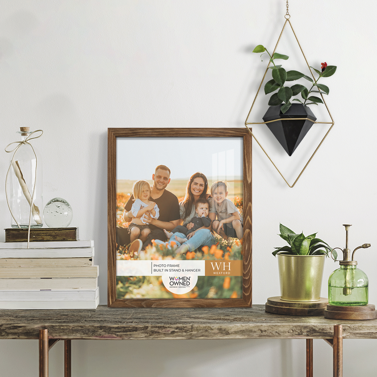 Woodgrain 11 in. x 14 in. Walnut Picture Frame