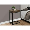 thumbnail image 4 of Accent Table C-shaped End Side Snack Living Room Bedroom Metal Brown, 4 of 5