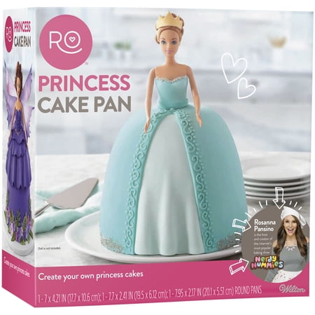 Rosanna Pansino by Wilton Princess Pan Baking Set, 3-Piece