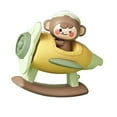 thumbnail image 3 of Whistle Plane, Musical Cartoon Monkey Plane Whistle  for Home for Over 4 Months Baby Pink,Blue,Green, 3 of 8