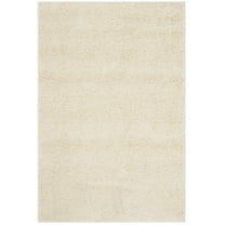 SAFAVIEH California Plush Solid Shag Area Rug, Ivory, 2' x 3'