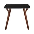 thumbnail image 4 of LumiSource Walnut Wood, Black Textured Marble Folia Dinette Table, 4 of 6