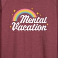 thumbnail image 3 of Instant Message - Mental Vacation - Women's Lightweight French Terry Long Sleeve Shirt, 3 of 6