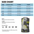 thumbnail image 6 of Kdxio Cute Dinosaur Skate for Men's Muscle T-shirt,Sleeveless for Workout Running Athletic Gym Lounge Casual, 6 of 7