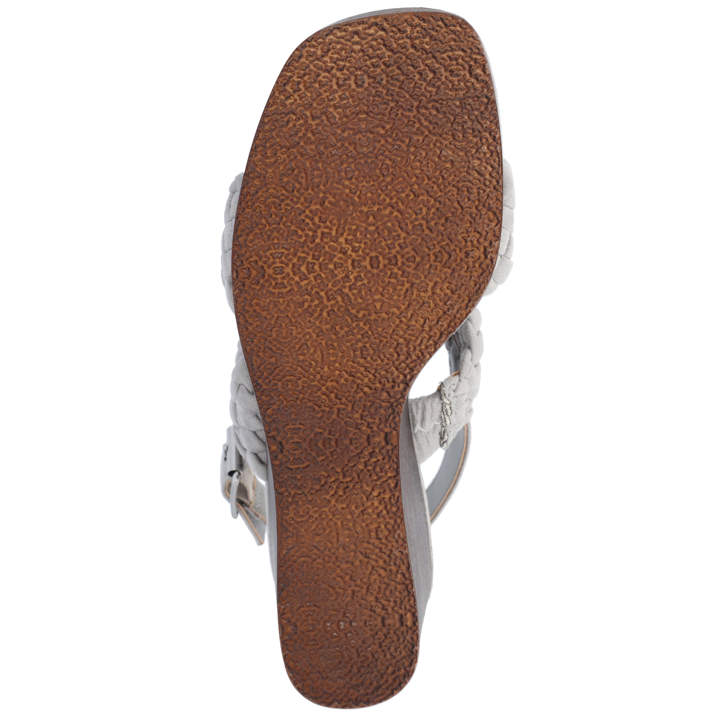 Journee Womens Ayvee Buckle Platform Wedge Sandals