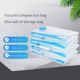 thumbnail image 5 of Bolsas de almacenamiento al vacío Premium con bomba manual para uso en viajes bolsas de compresión selladoras al vacío para edredones, mantas, paquete de 5, 5 of 5
