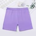 thumbnail image 6 of Girls Athletic Biker Shorts, High Waisted Kids Casual Solid Comfy Yoga Dance Summer Shorts for 5-14 Years, 6 of 7