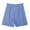 Blue, variant on Ashirexll Women's Shorts, High Waisted Shorts Women, Pleated Shorts Casual High Waist Loose and Versatile Straight Leg Wide Leg Capris