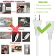 thumbnail image 2 of Cable de extensión Jplenty de 2 puntas, 15 pies para uso interior/exterior, 2 of 8