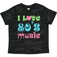 thumbnail image 3 of Inktastic I Love 80's Music Boys or Girls Toddler T-Shirt, 3 of 5