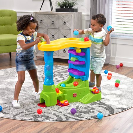 Step2 Ball Buddies Double Drop HQ Ball Tower for Toddlers