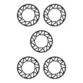 thumbnail image 3 of Maytalsory 1/2/3/5 Durable Crank set For Bicycles Guaranteed Compatibility And Improved Performance Alloy Bicycles Crank Bike Crank set 50T black 5PCS, 3 of 6