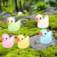 thumbnail image 3 of LAMIRO Assorted 100 Duck Rubber Ducks - Miniature Glow In The Dark Resin Figures, 3 of 7