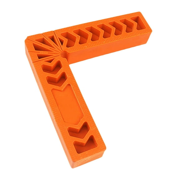 FRCOLOR Corner Practical Angle Tool Right Angle Ruler 15x15cm Orange