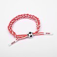 thumbnail image 2 of Pulsera de Fútbol Fútbol Joyería Ajustable Unisex Fútbol Paracord Pulseras Fútbol Regalo, 2 of 4