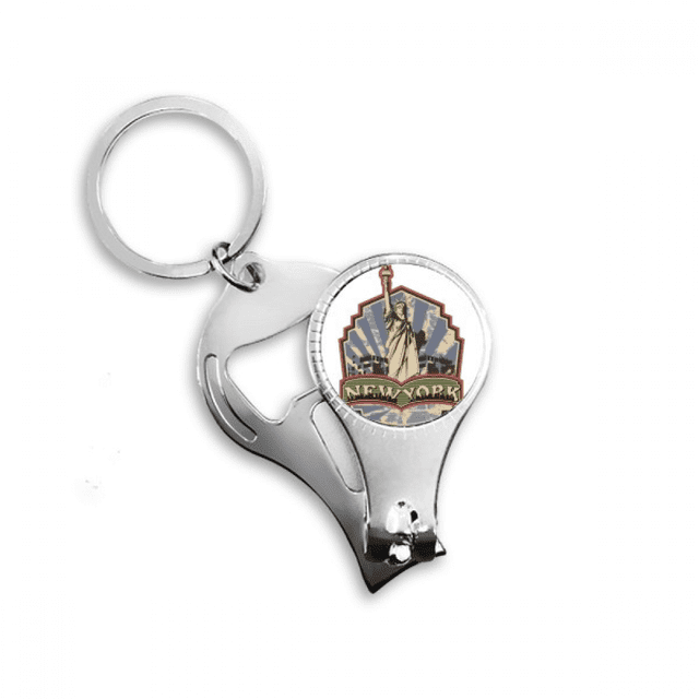 Cortador de clavos Anillo Llavero Abrebotellas Unbranded Graffiti Street Nueva York Landmark