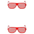 thumbnail image 4 of Sonducket Shutter Shades Eyewears Gafas de sol llamativas y de moda Shutter Shades Gafas de sol con obturador rojo tamaño libre rojo tamaño libre 2Conjunto, 4 of 6