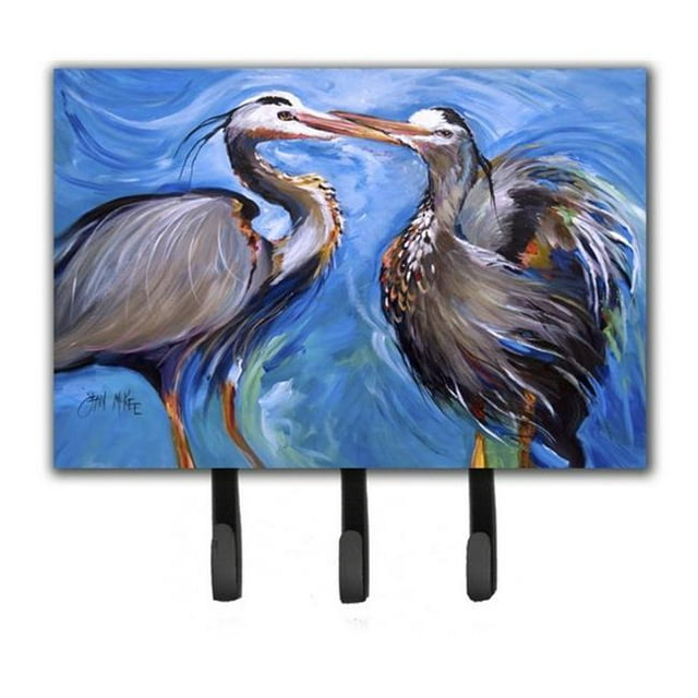 Blue Heron Love Leash & Key Holder