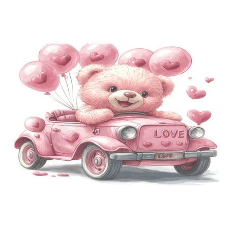 

Ryvnso 1 Piece Placemats Cute Bear Dining Mats Heat-Resistant Non-Slip Washable Table Mat