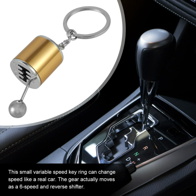 R. Leather Car Keychain Gold/Silver Metal Key Chain Ring /Anti