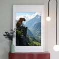 thumbnail image 2 of Diamond Art Kit for Adults, Tiger On Mountain Cliff Vista Diamond Painting for Adults Beginners, DIY Diamond Art Painting Kits, 5D Diamond Painting Crafts for Home Decor 12x16 Frameless, 2 of 7