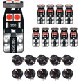 thumbnail image 1 of FrostHike 12V Rouge T10 PC168 Pcs175 Pcs194 Pcs194R PC195 Pcs160 Pcs161 Pcs195NA Ampoule de Remplacement pour Tableau de Bord Tableau de Bord Indicateur Lampe W5W 158 168 194 2825 avec Douille, 1 of 5