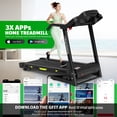 3.5HP Foldable Treadmill with Incline, 330LB Capacity, Handrail Speed ...