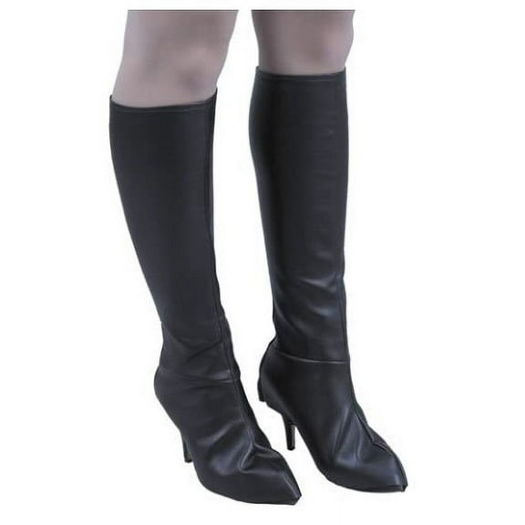 Boot Covers - GoGo - Pirate - Faux Leather - Black - Adult Small/Medium