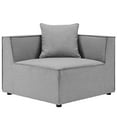 thumbnail image 2 of Ergode Saybrook Outdoor Patio Upholstered 3-Piece Sectional Sofa - Gray, 2 of 5