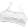 thumbnail image 2 of SHenli Soft Training Bras for Girls 7-12, Crop Cami First Bra with Adjustable Straps - No Pads, Chest Double Lined, 2 of 3