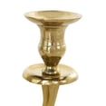 thumbnail image 4 of DecMode 3 Holder Gold Aluminum Metal Scrolled Candelabra, 4 of 10