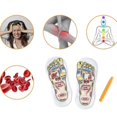 thumbnail image 2 of Unisex Foot Massage Reflexology Socks for Stimulate Pressure Point Ease Tiredness Perfect, 2 of 5