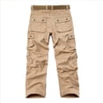 thumbnail image 3 of LOVZFMLL Cargo Pants for Men's Side Pockets Small Feet Tight Fitting Pants Full Length Pants, 3 of 6