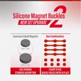 thumbnail image 2 of kurtrusly Silica Gel Secure Air Fryer Parchment Fix High Temp Resistant Buckle Clip Suitable For Fixing red, 2 of 4