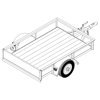 1106 - 4' 2" x 6' Single Axle 2K Utility Trailer DIY Master Plan w/ Blueprint Paper - Engineer Approved