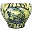 thumbnail image 2 of Zeckos 10 inch Tall Hand Painted Ceramic Elephant Vase, 2 of 3