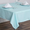 thumbnail image 3 of BalsaCircle 6 Pieces 54" x 54" Blue Square Polyester Tablecloths Table Cover Linens, 3 of 8