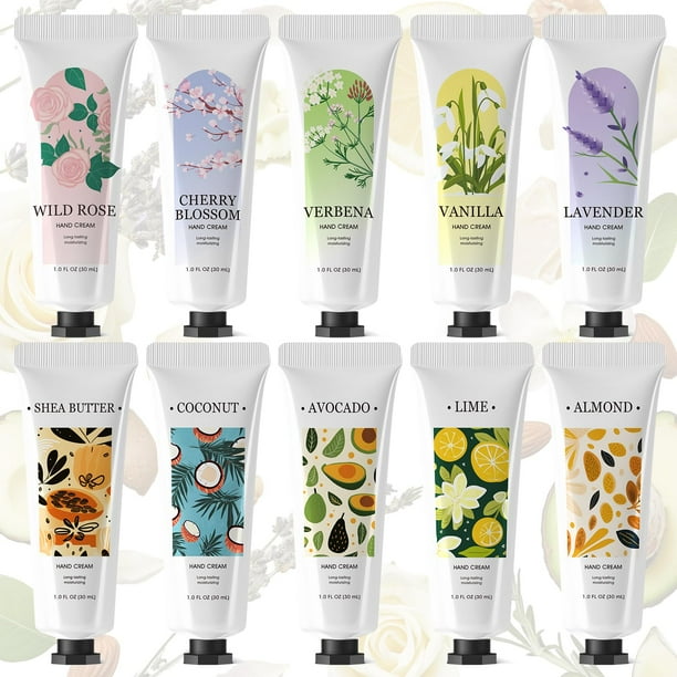 Set de crema de manos spa luxetique, paquete de 10 unidades, 30 ml, regalos de Navidad