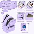 thumbnail image 3 of Inadays School Backpack, Large Capacity Bookbag for 15.6 Inch Laptop, Water-Resistant Cute Girlish Backpacks for Teen Adults Tween, Lightweight Travel Daypack for Primary Middle School College, 3 of 7