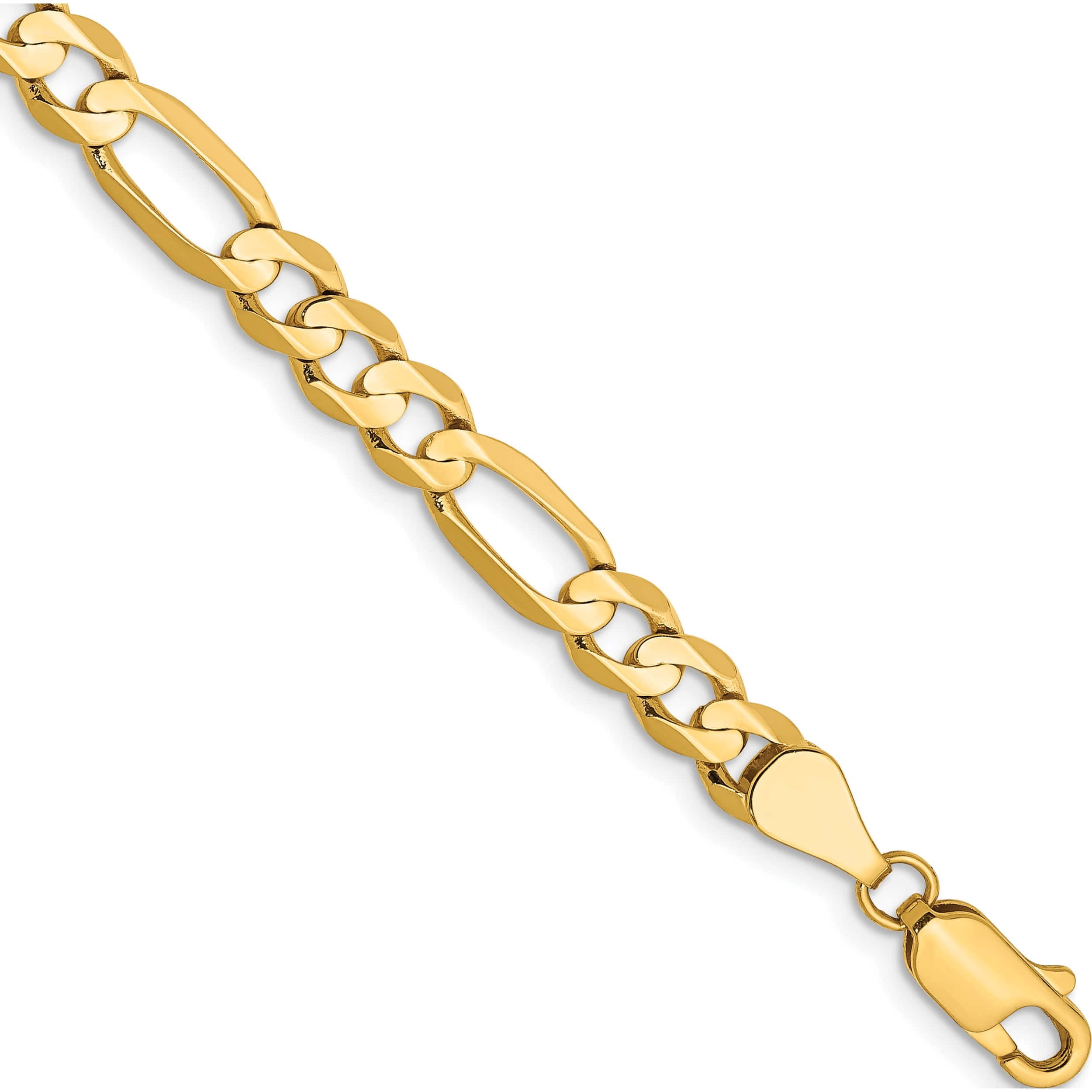 14K Yellow Gold 5.5mm Concave Open 